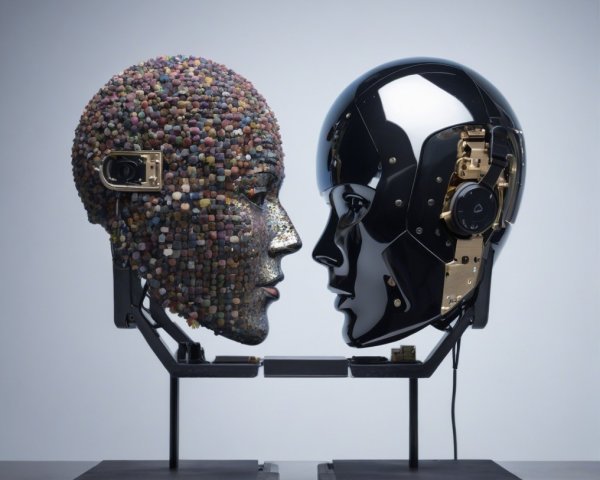 Robotic Heads with Artistic and Modern Designs