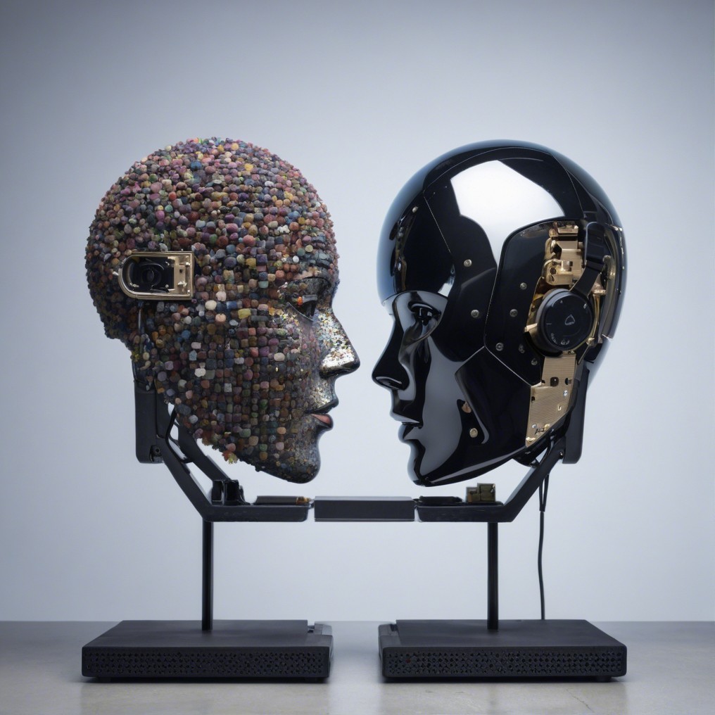 Robotic Heads with Artistic and Modern Designs