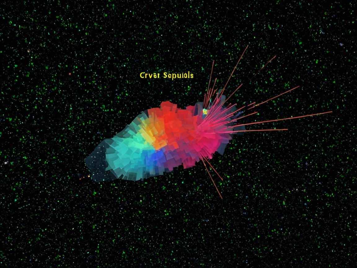 Vibrant 3D Representation of a Celestial Object