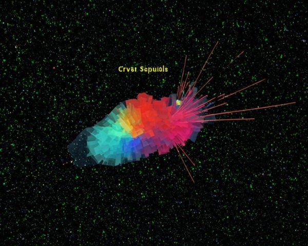 Vibrant 3D Representation of a Celestial Object
