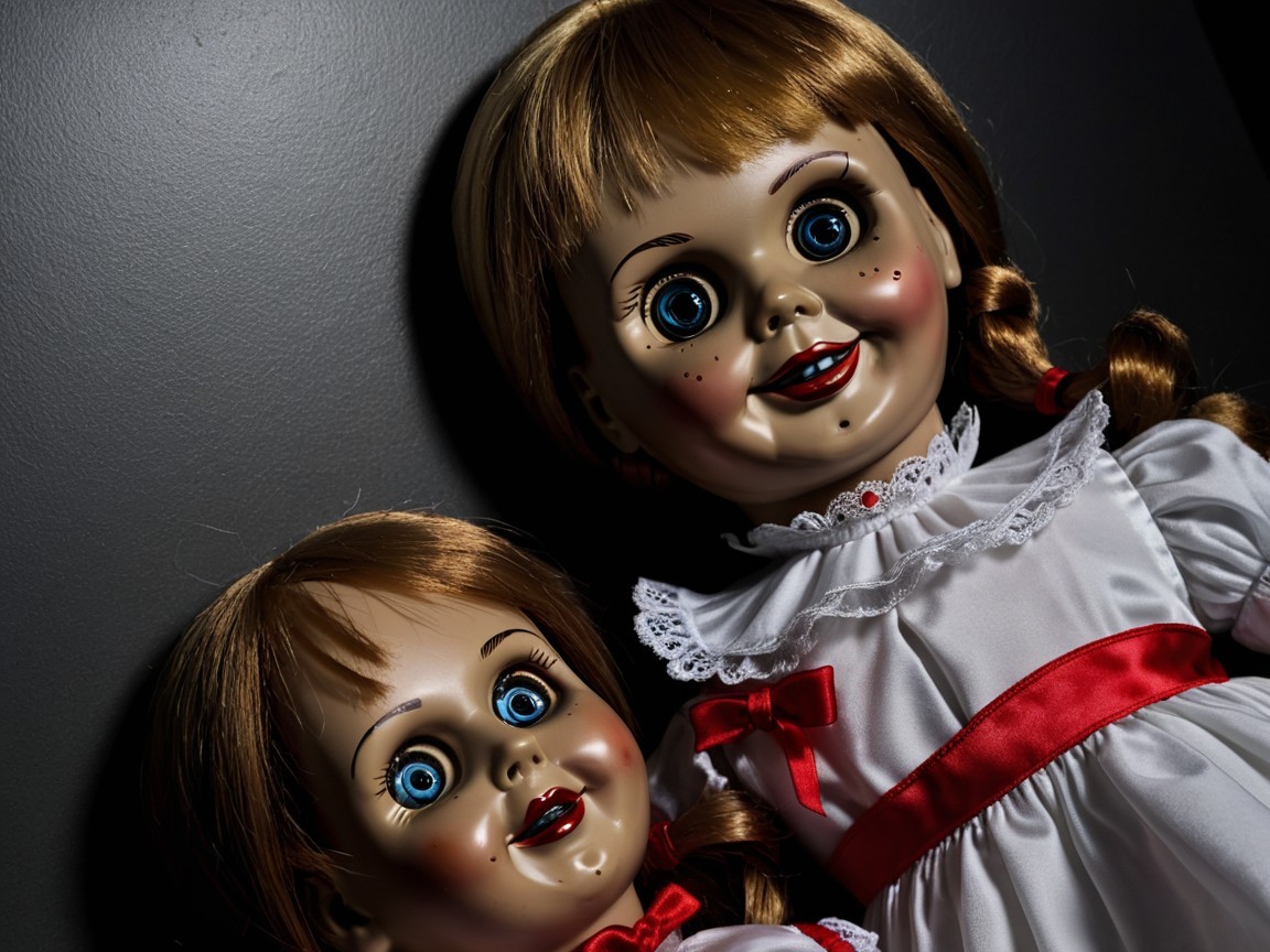 Vintage Dolls with Porcelain Faces and Blue Eyes