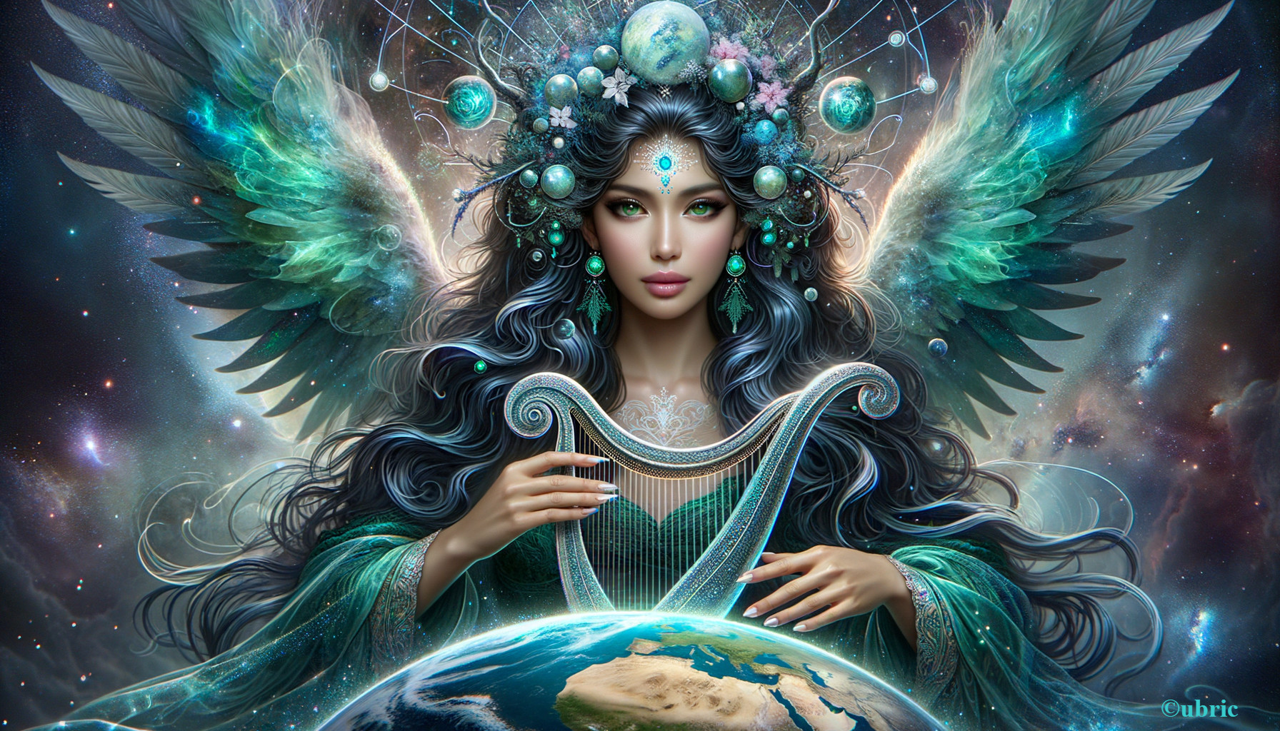 Celestial Symphony: Goddess of Creation