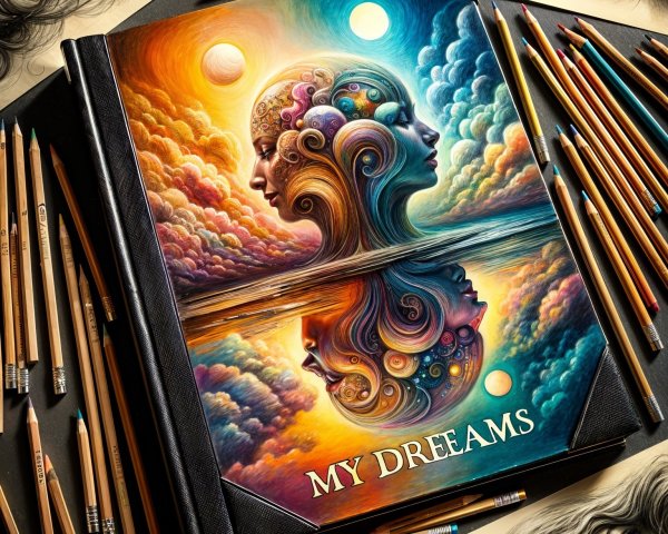 Illustrated Journal with Colorful Nature Artwork