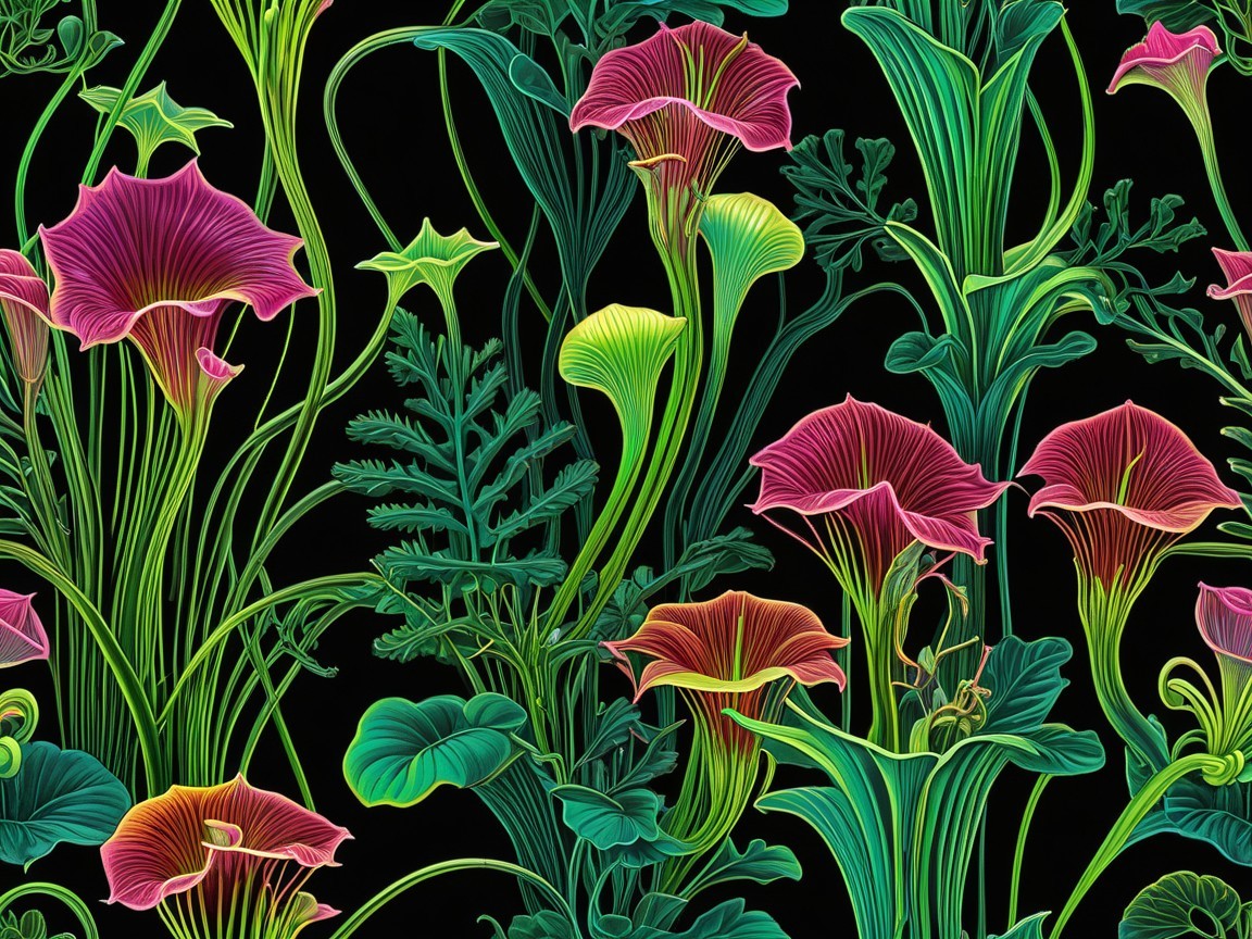 Vibrant Floral Design with Colorful Flowers and Foliage