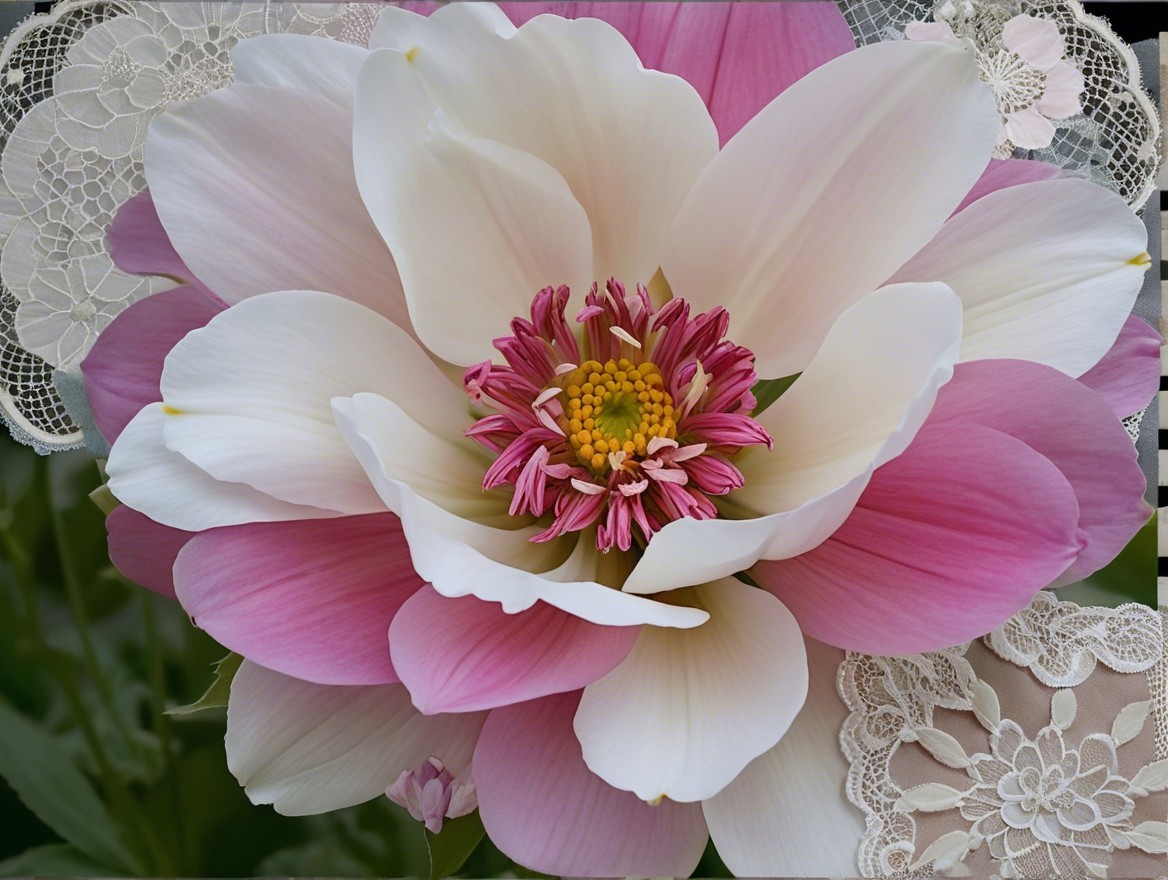 Close-Up of Lotus Flower with Delicate Petals