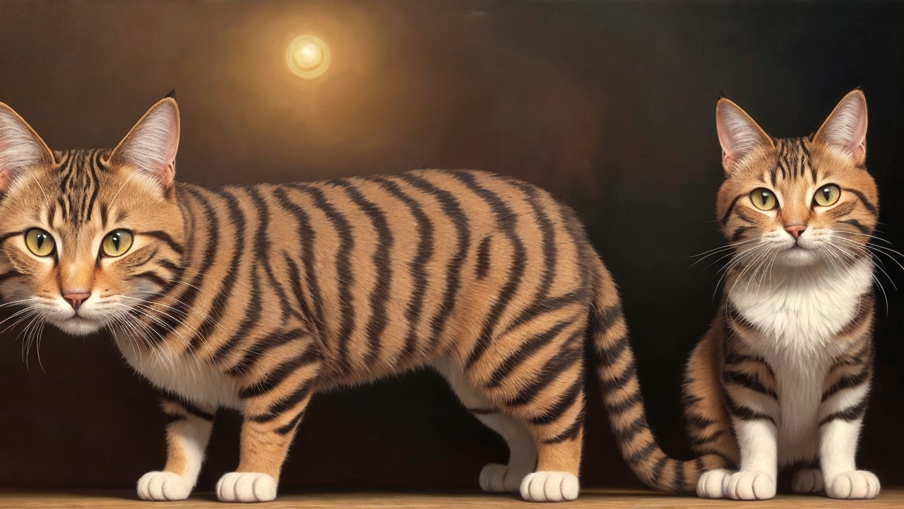 Bengal Cats with Striking Brown and Gold Coats