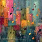 Colorful Cityscape with Twilight Sky and Butterflies