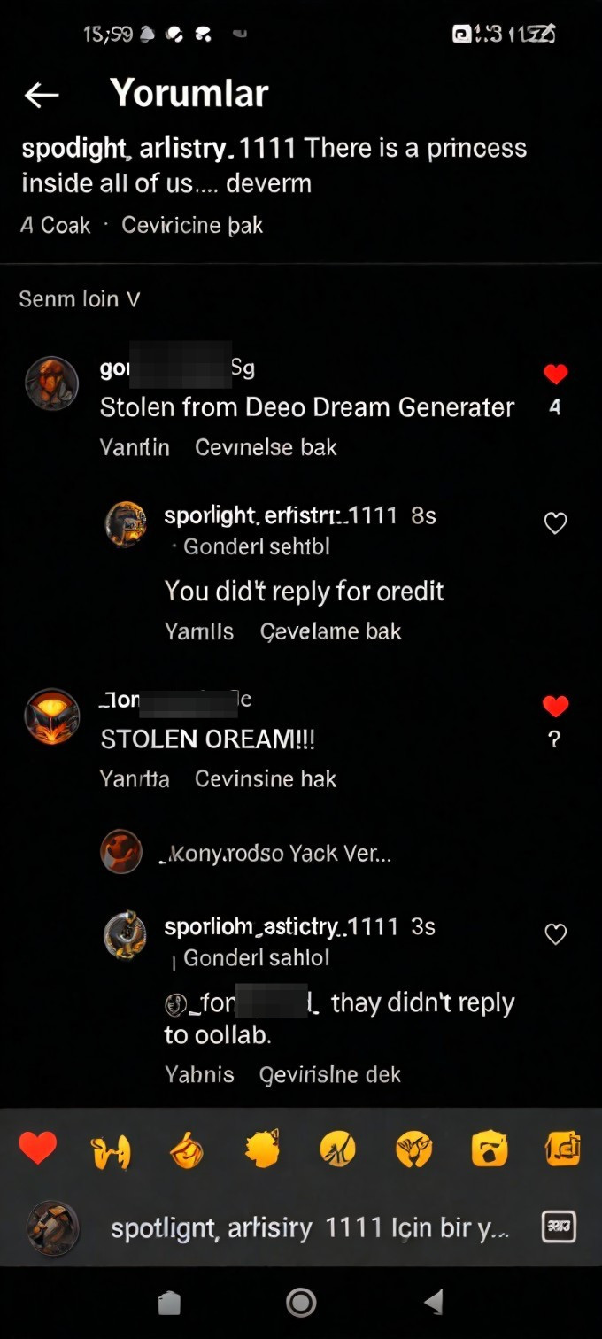 Social Media Post Screenshot: Turkish Text, Profiles, Timestamps, Likes