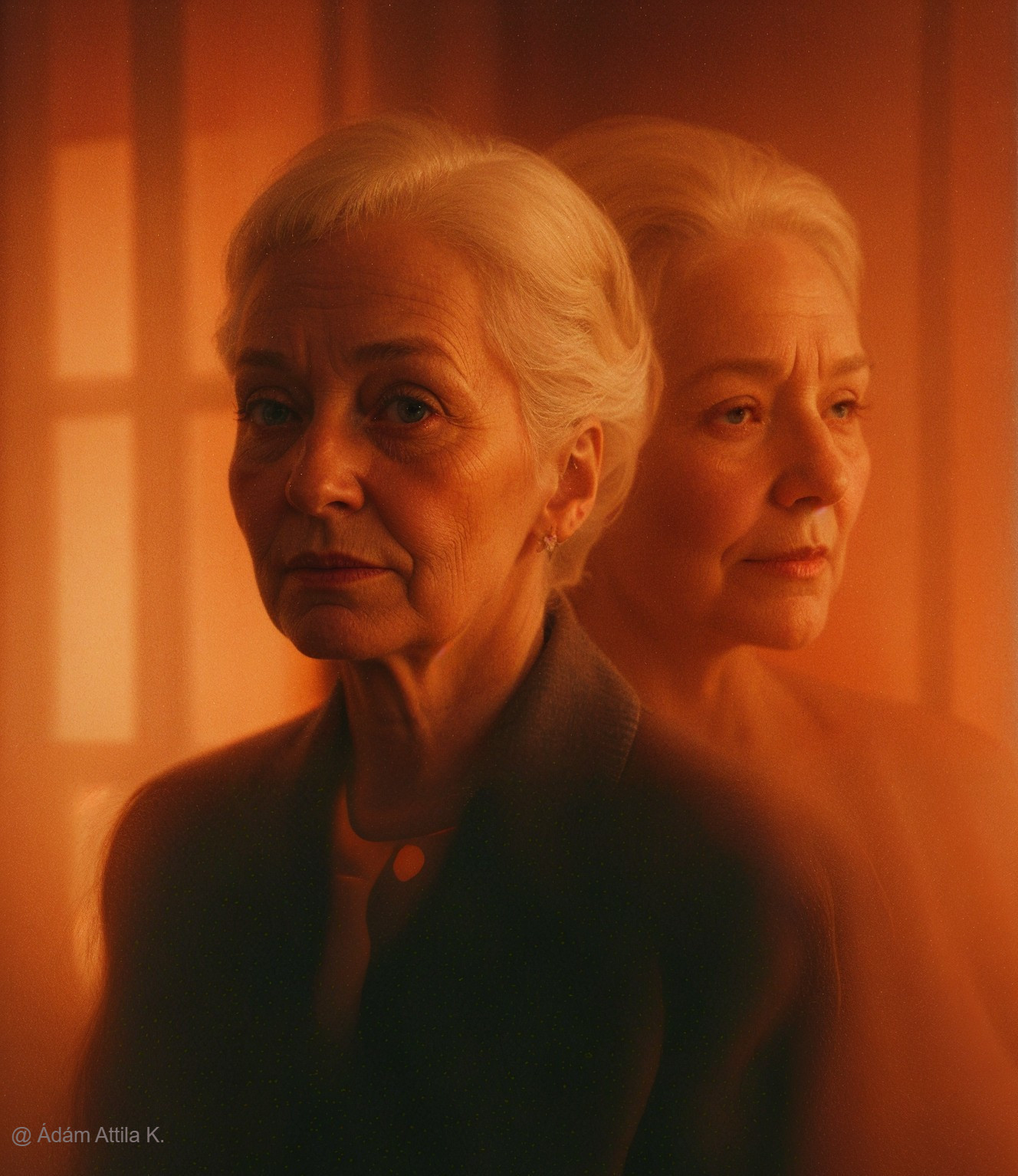 Mature Woman Portraits in Soft Lighting and Warm Hues