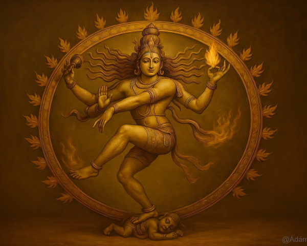 Dynamic Representation of Nataraja in Cosmic Dance