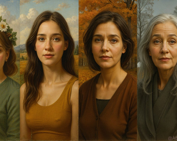 Portraits of Women Across Life Stages and Characteristics