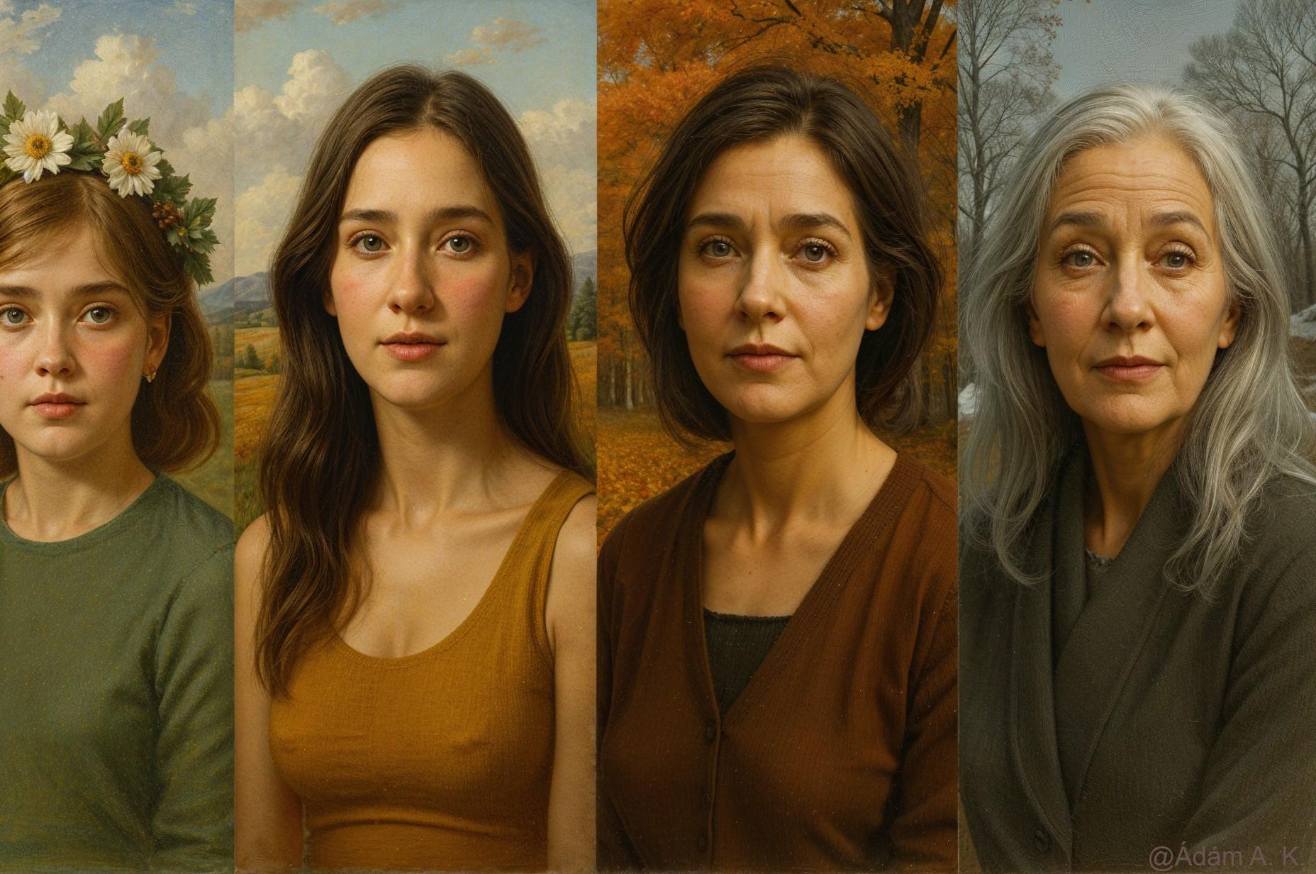 Portraits of Women Across Life Stages and Characteristics