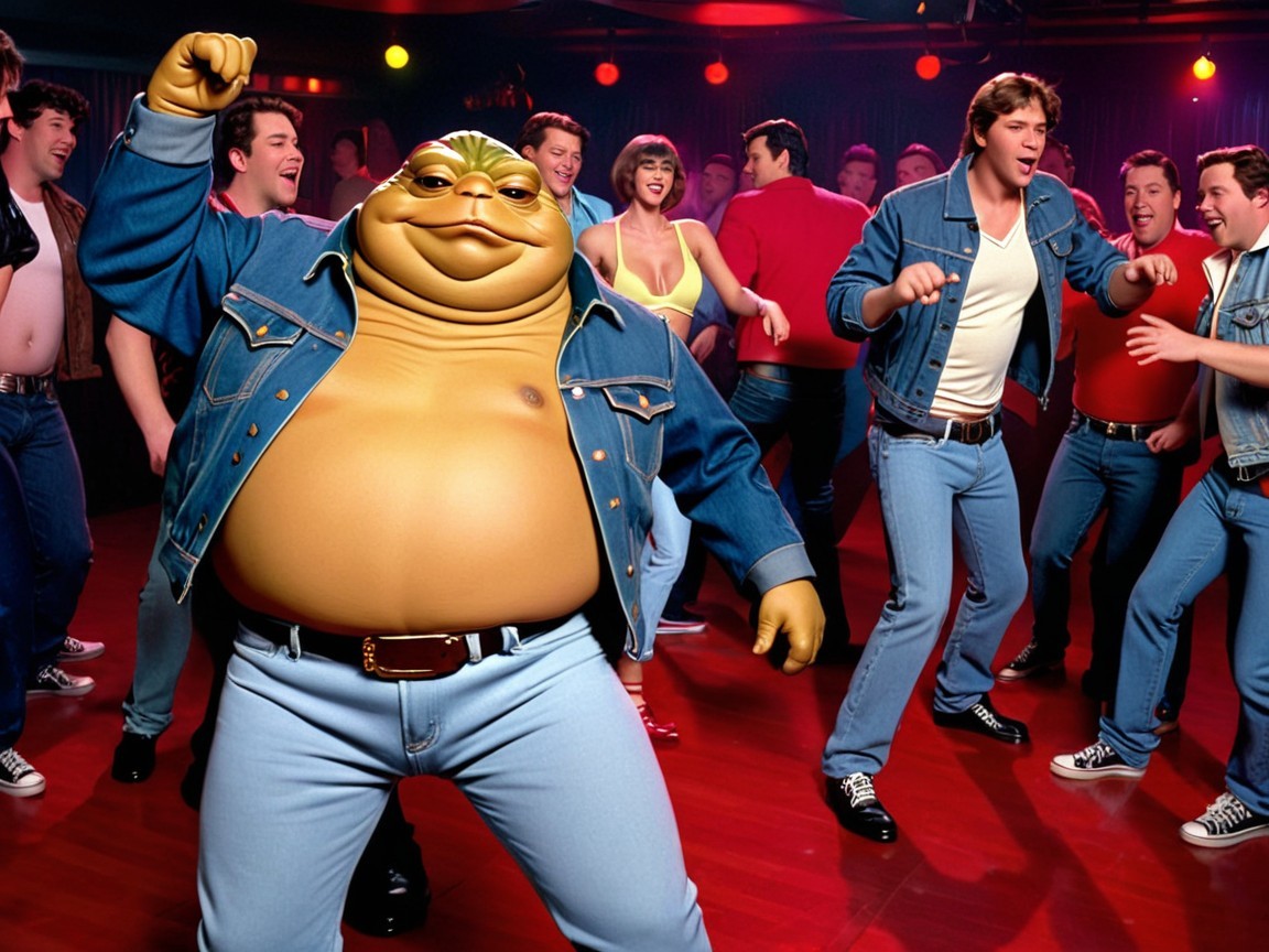 Vibrant Dance Scene in a Lively Club Setting