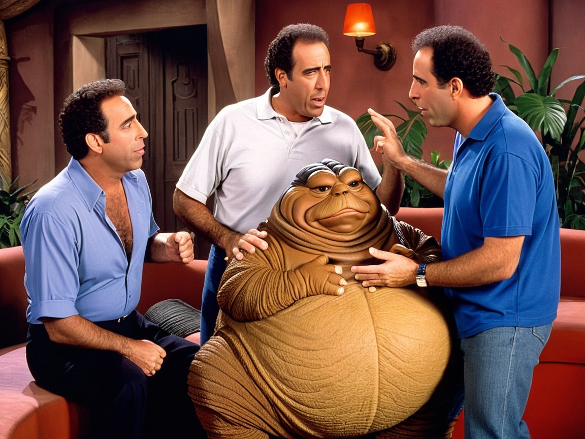 Animated Characters in a Casual Living Room Scene