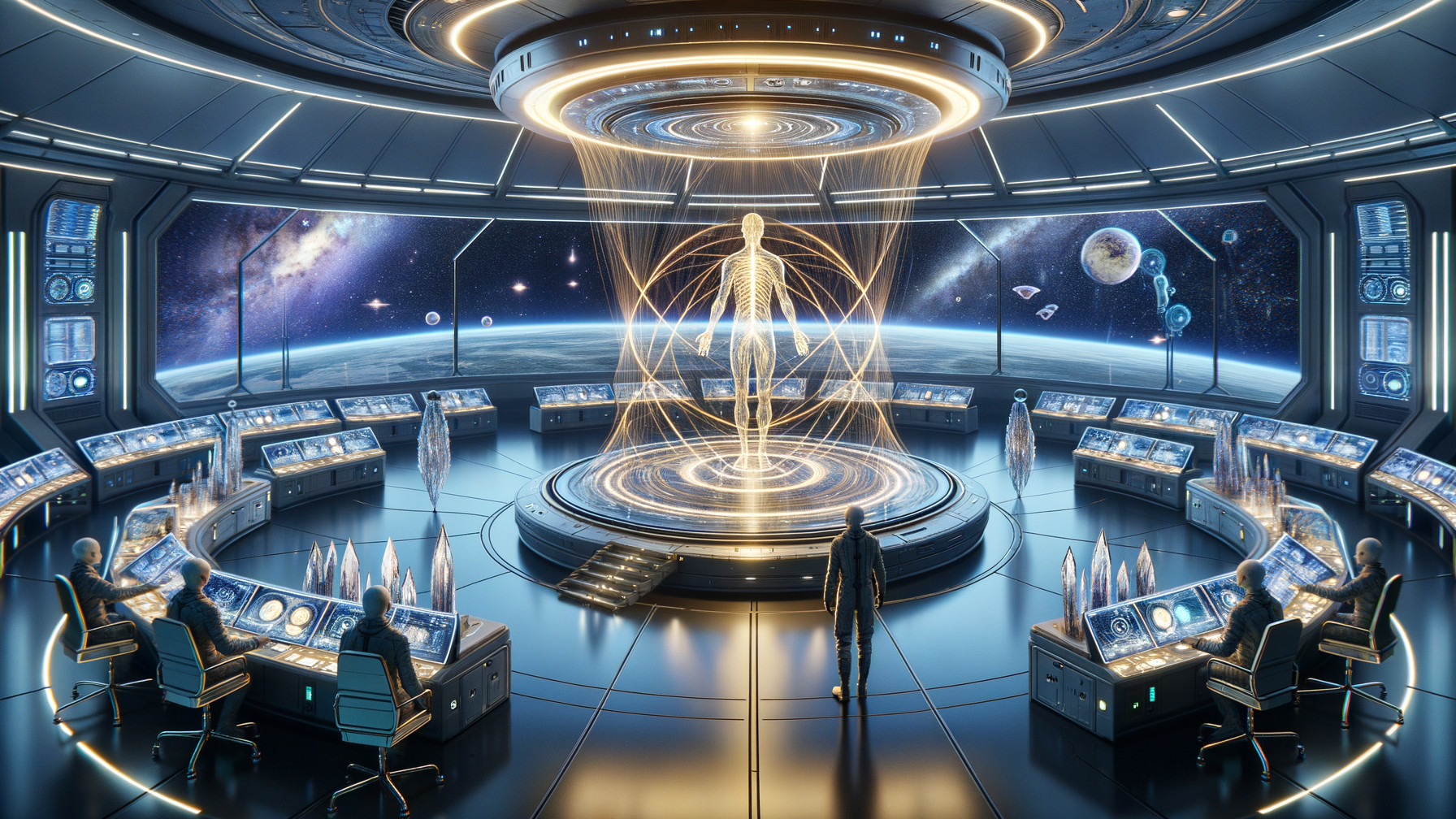 Alien Observation Deck with Stellar Views