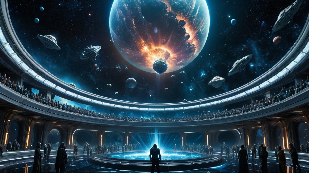 Cosmic Parliament in a Crystalline Chamber