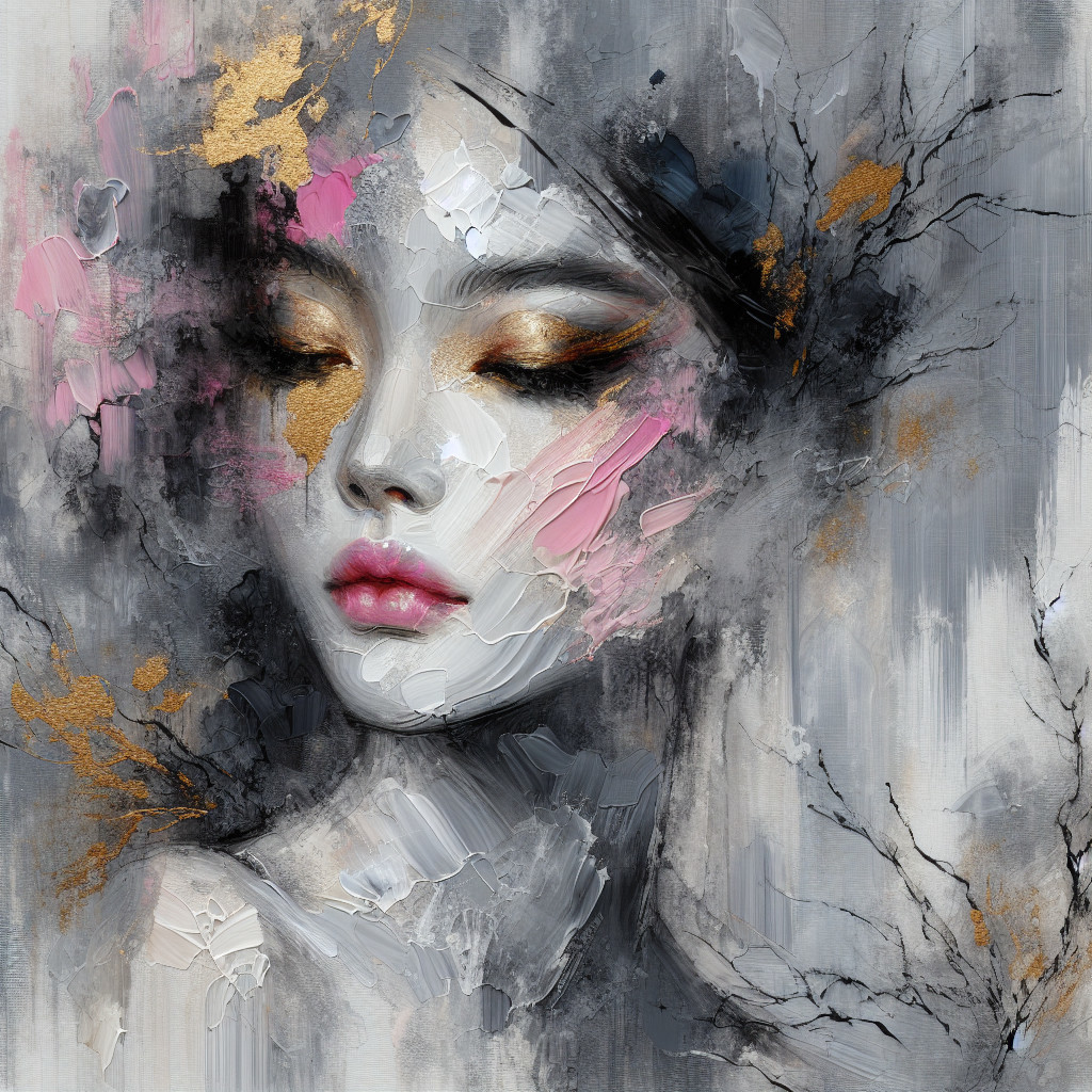 Ethereal Portrait of a Woman with Soft Features