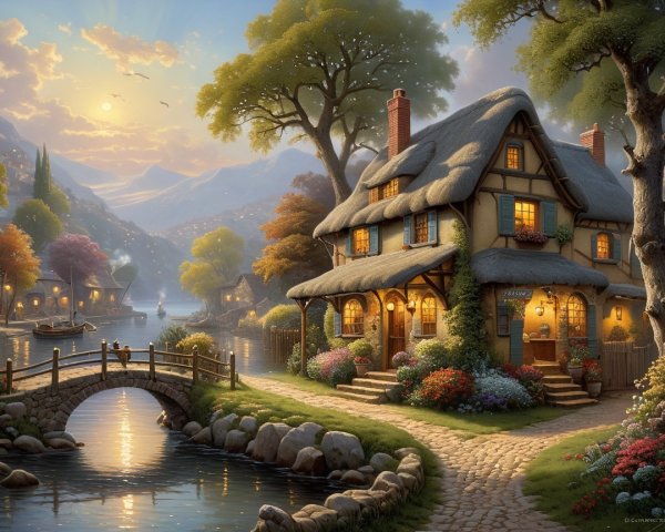 Charming Cottage by Serene River with Scenic Views