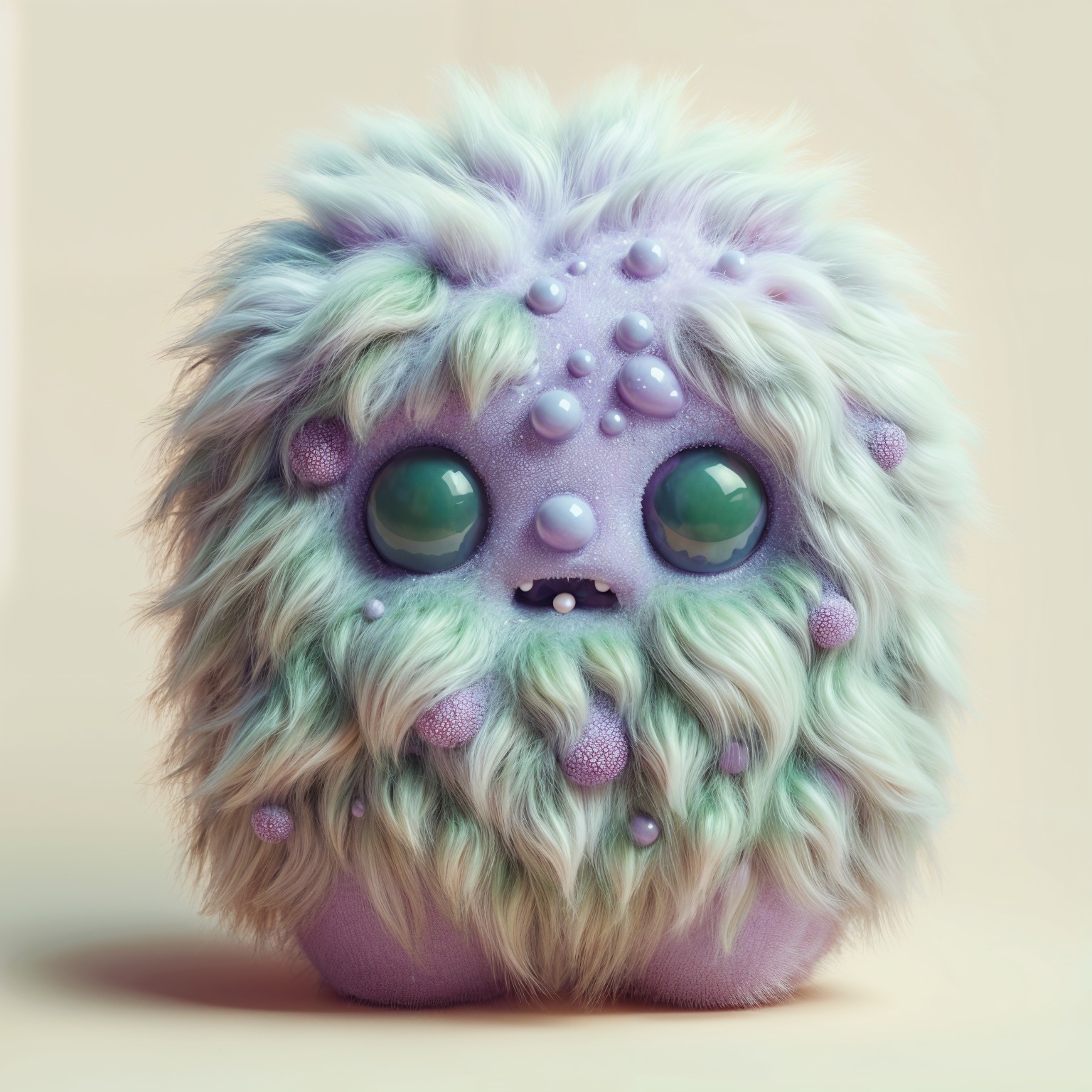Pastel-Colored Whimsical Creature Description