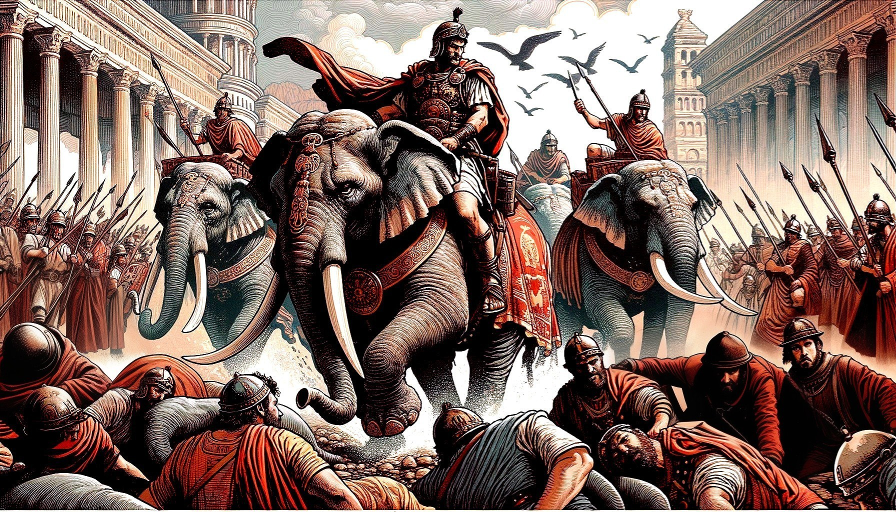 Epic Battle of Rome: Elephant Invasion