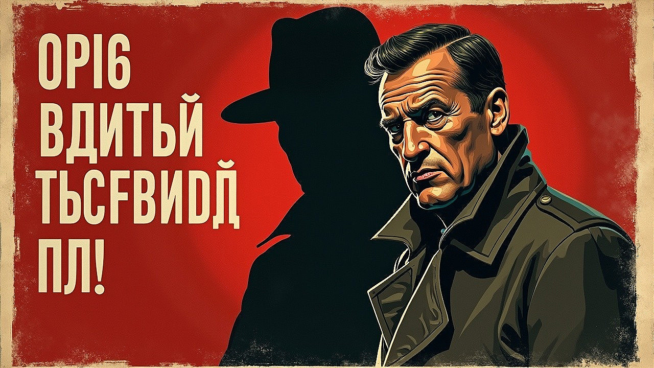 Dramatic Portrait of a Man in a Trench Coat