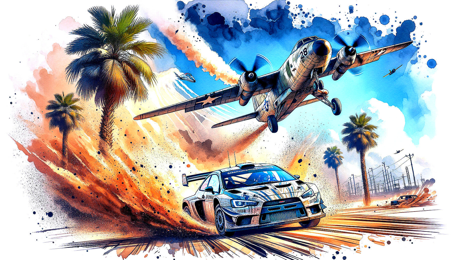 Furious Desert Rally: Aerial Showdown