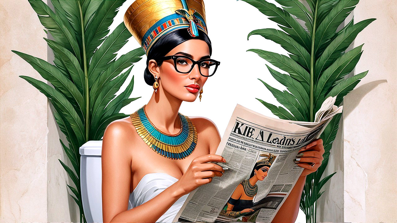 Modern Elegance of an Ancient Egyptian Queen