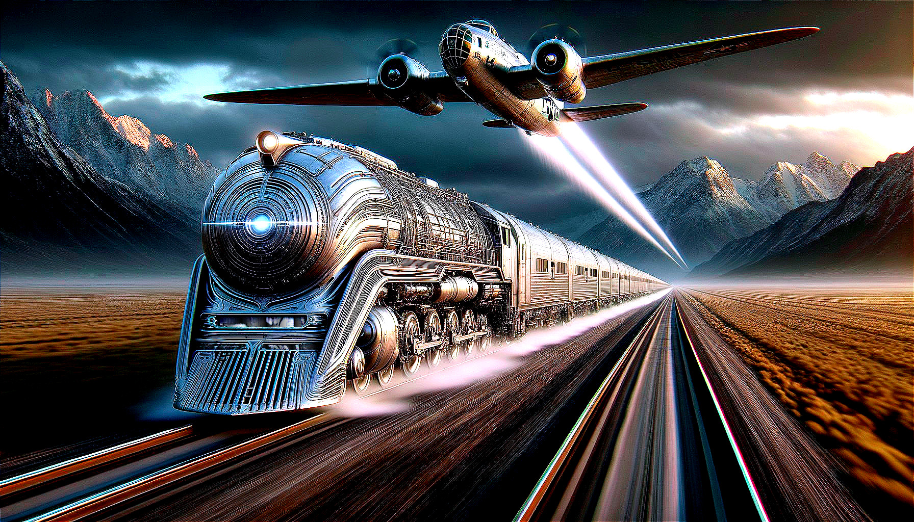 Armored Thunder: High-Speed Military Train and Superfortress