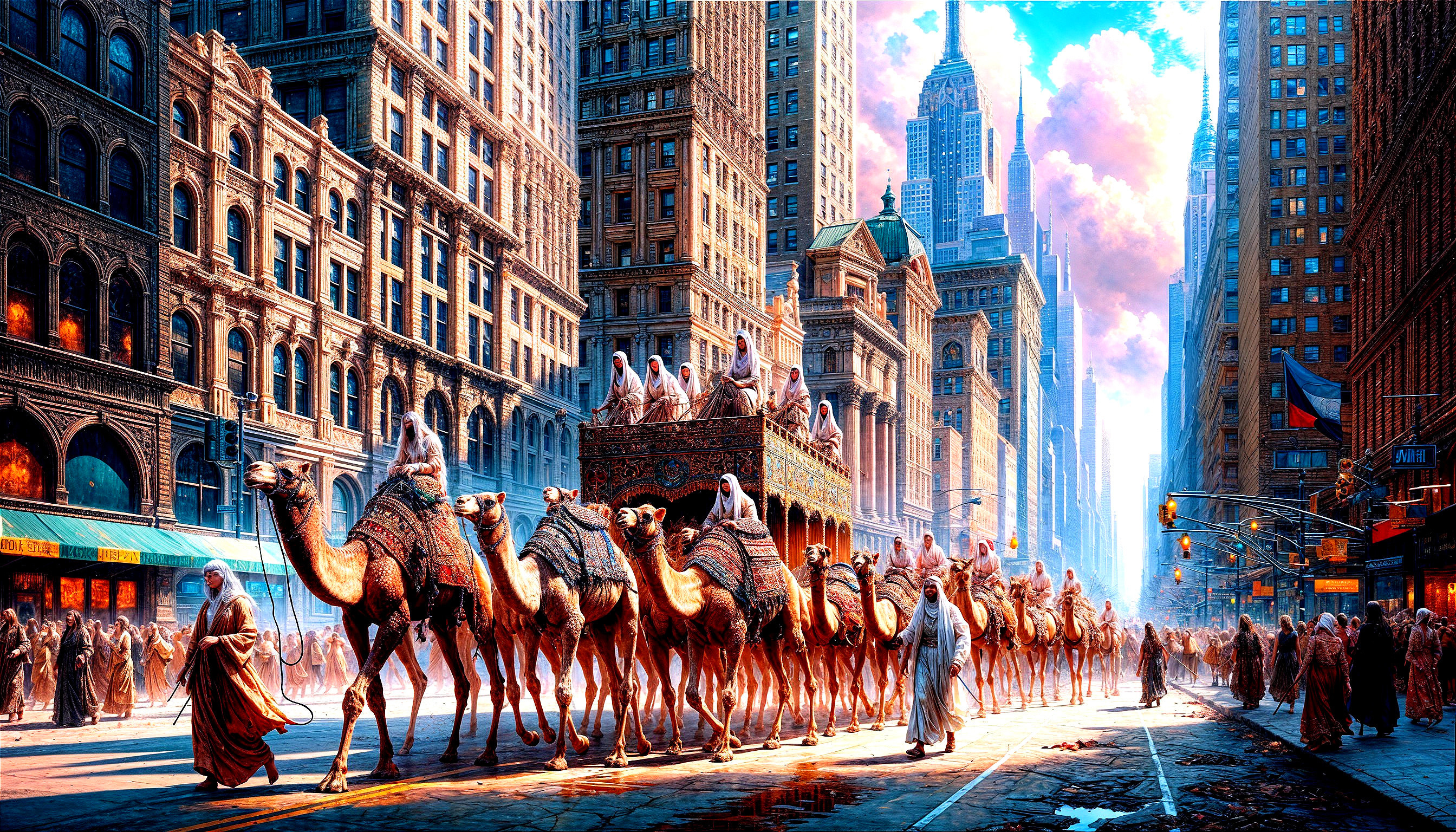 Desert Dream in the Big Apple: Camel Caravan