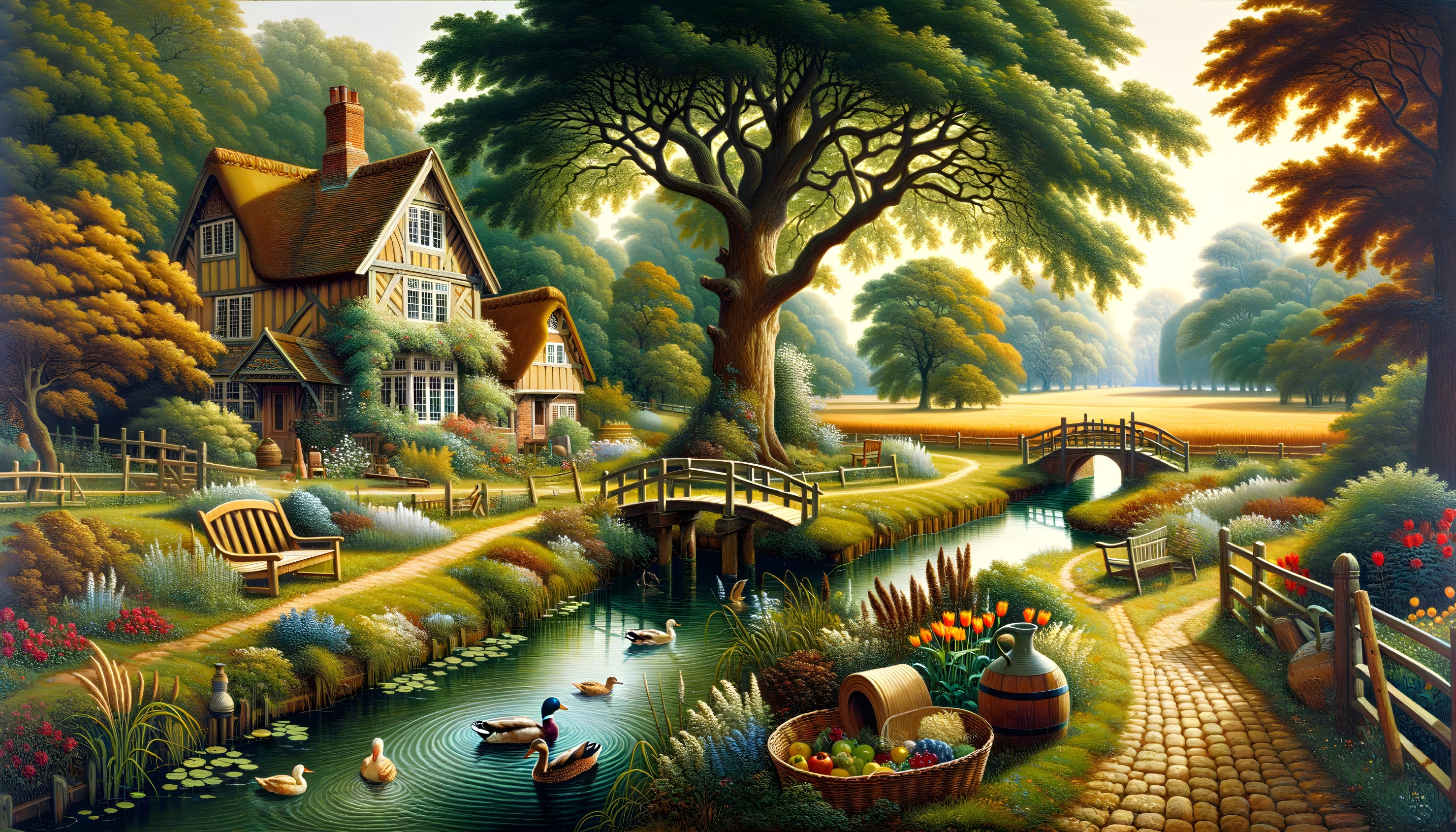 Charming Cottage in Serene Countryside Setting