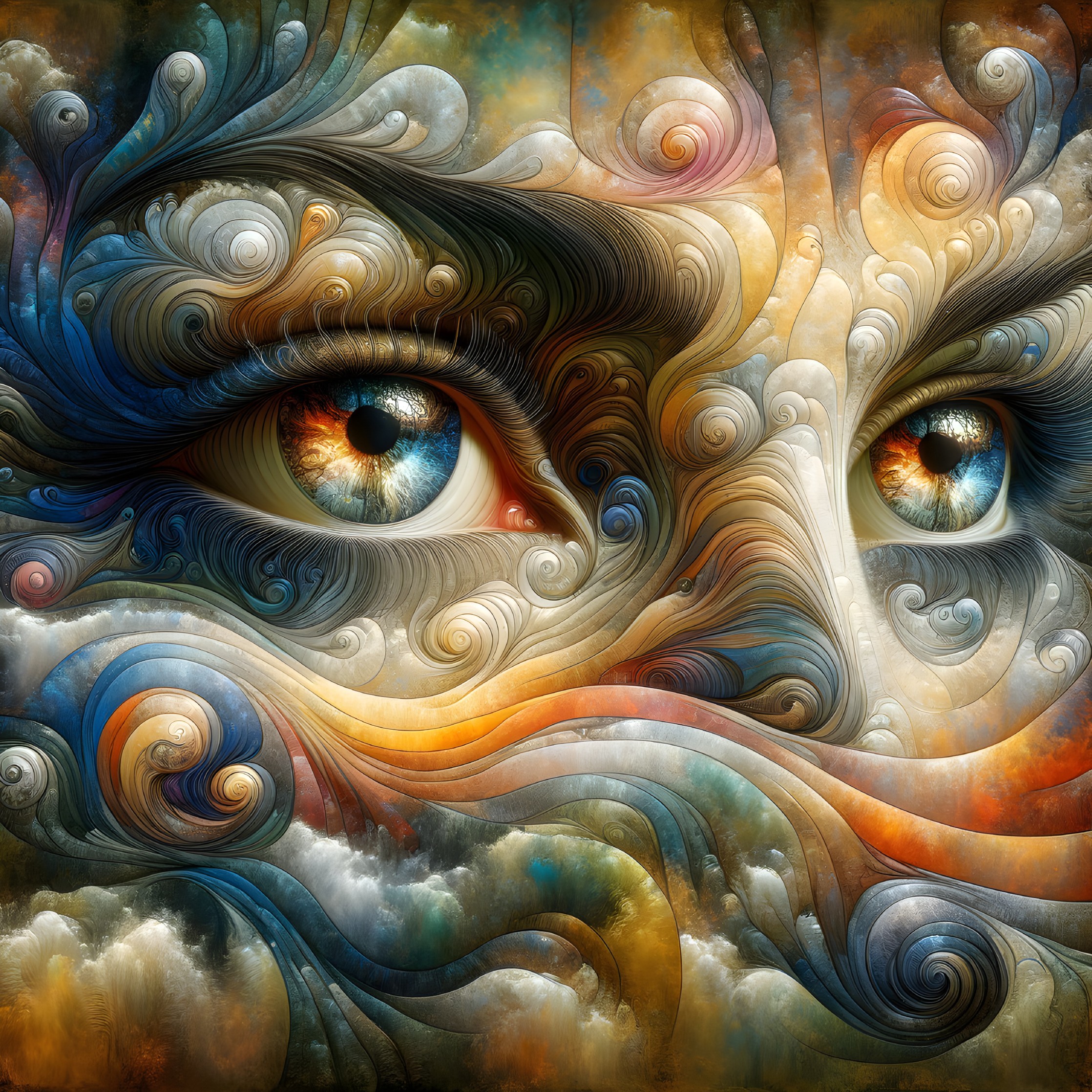 Enigmatic Vision: Mystical Eye Patterns