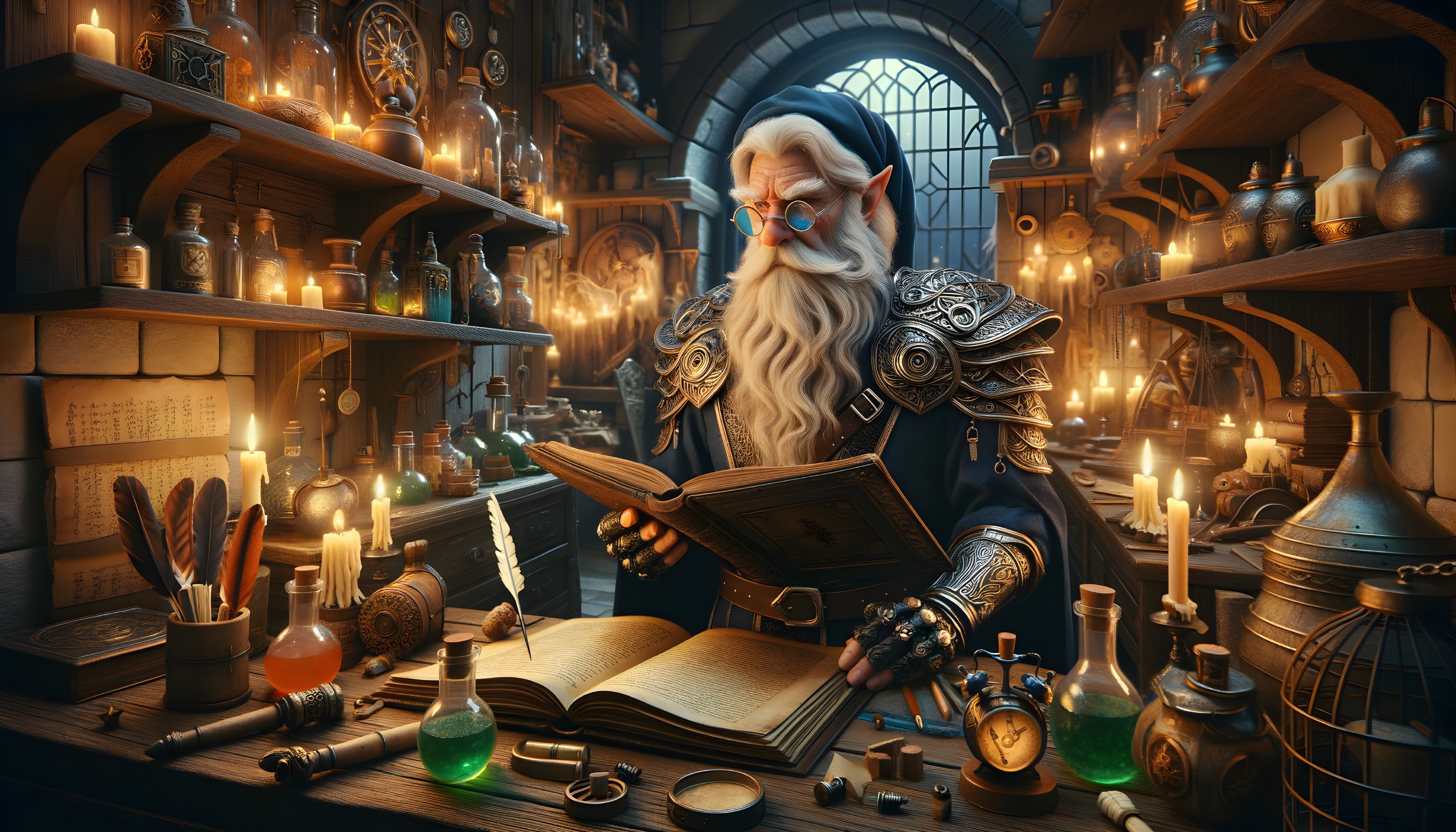 The Enchanted Alchemy of the Wise Wizard