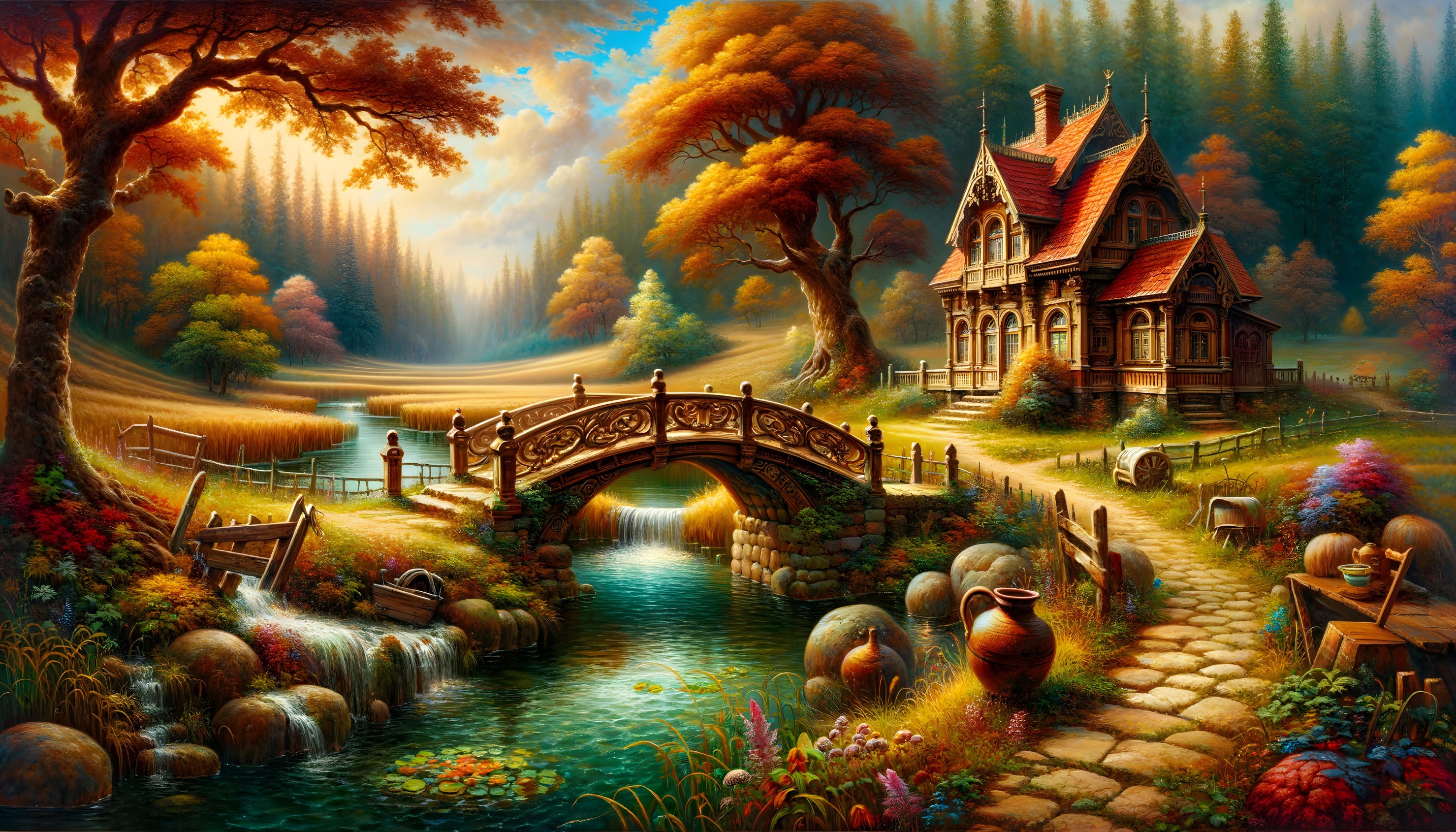 Enchanted Autumn Cottage