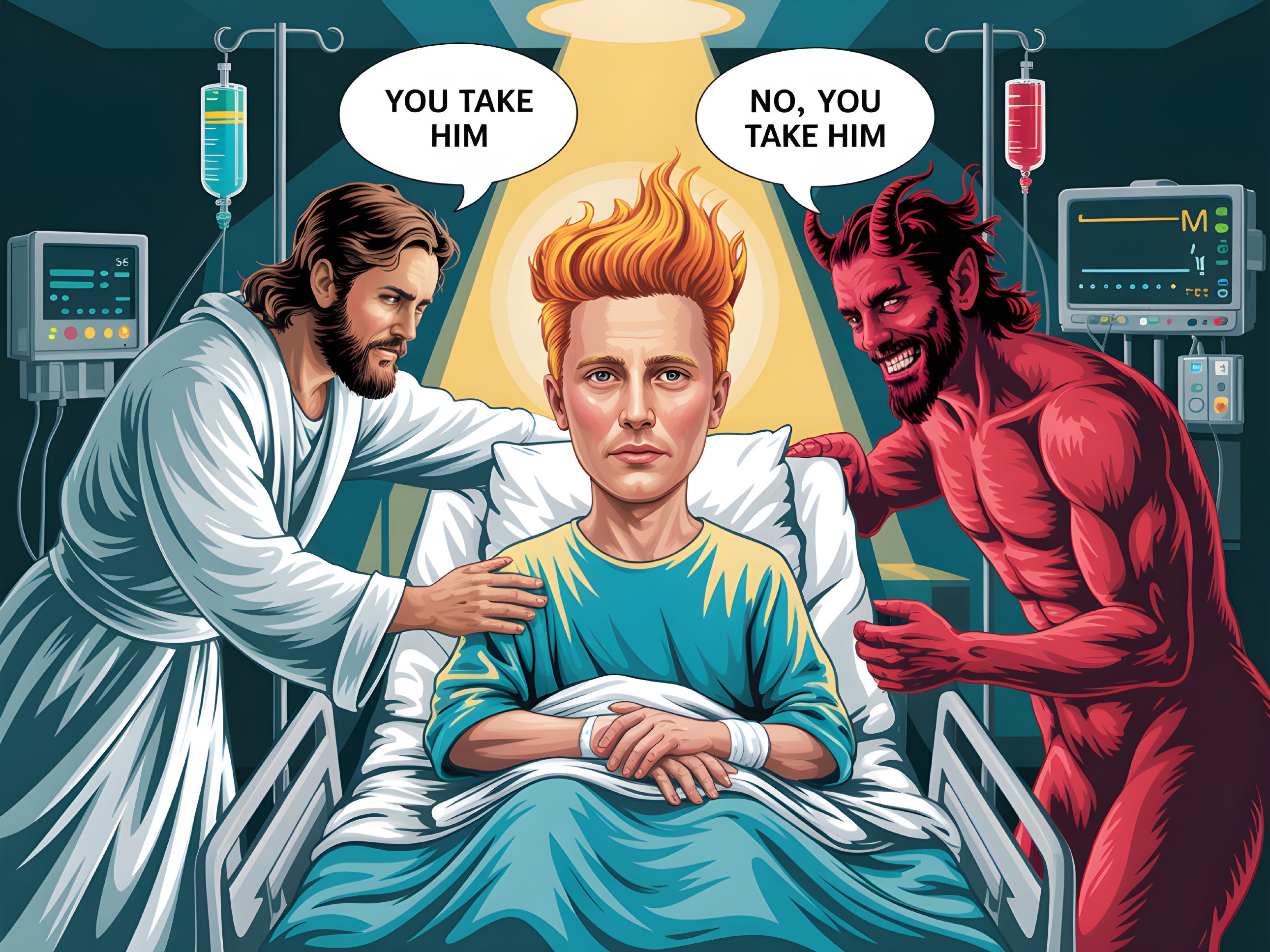 Conflict Between Good and Evil in Hospital Setting
