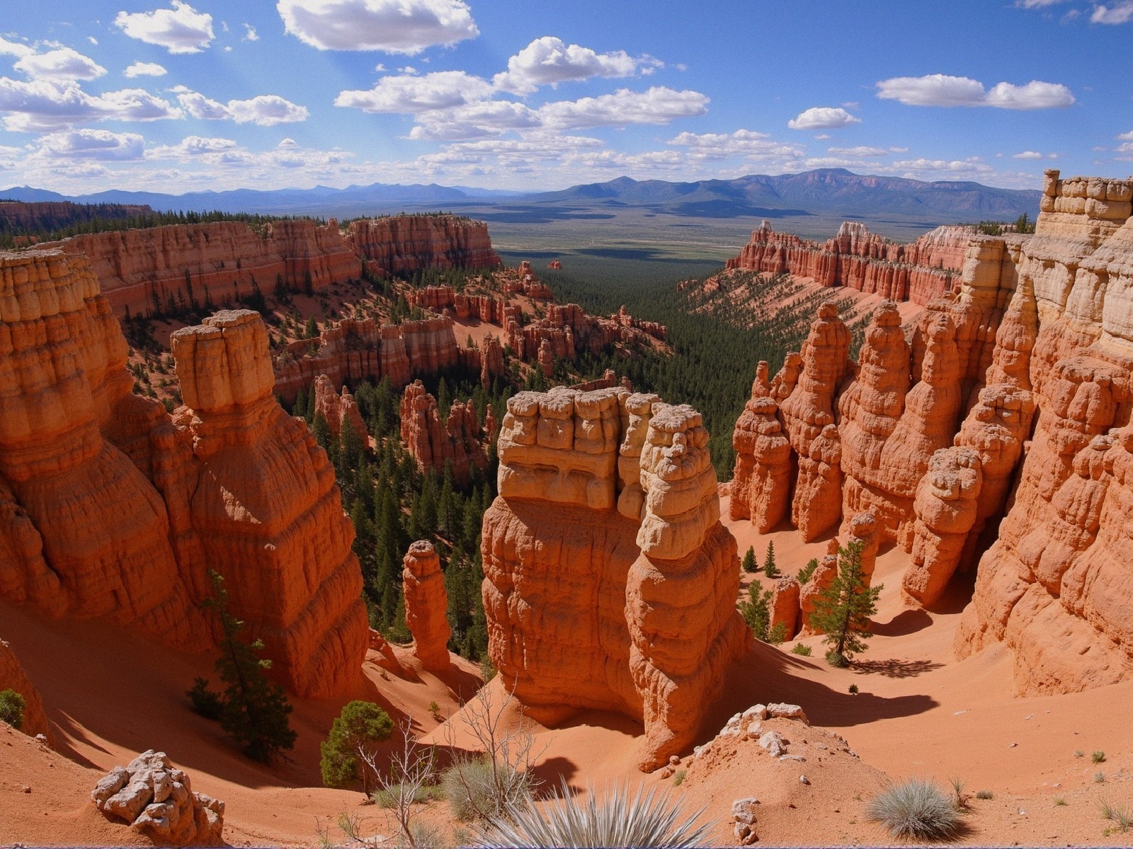 Bryce Canyon's Iconic Hoodoos and Scenic Landscape