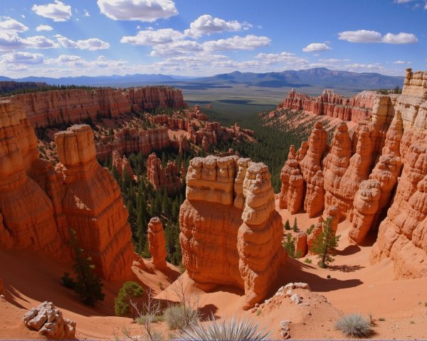 Bryce Canyon's Iconic Hoodoos and Scenic Landscape