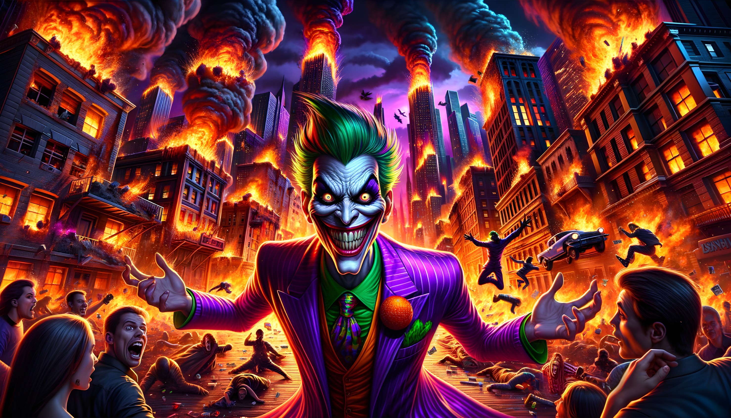 City in Flames: The Joker's Chaos