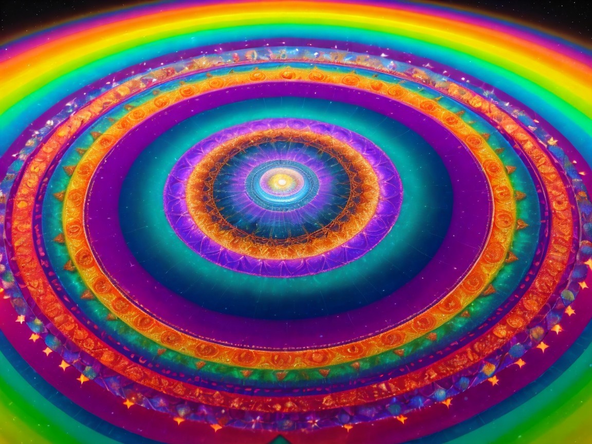 Vibrant Mandala Design with Intricate Patterns