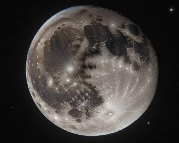 High-Resolution View of the Moon's Surface Details