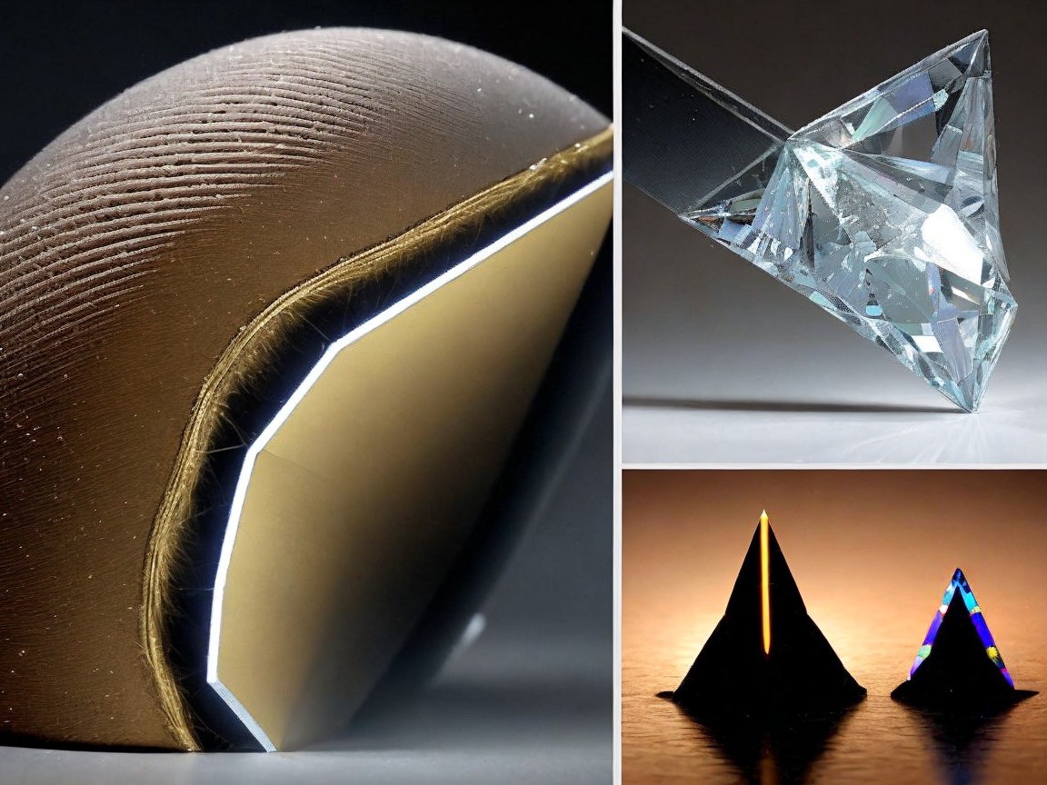 Collection of Geometric Shapes with Light Effects