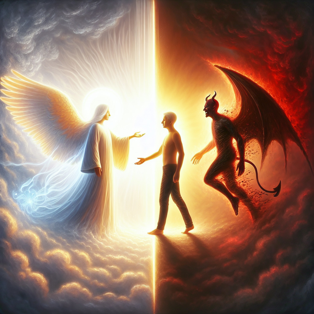Symbolic Crossroads of Good and Evil Representation