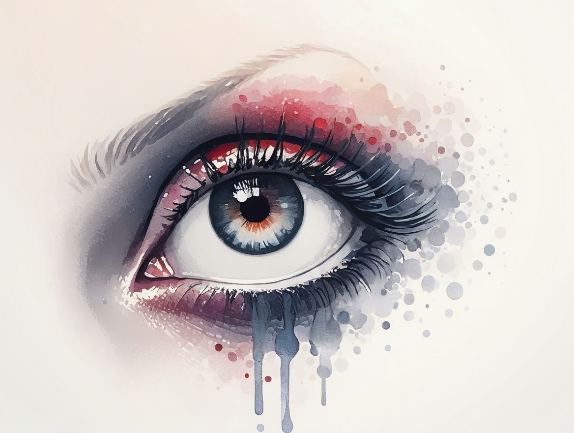 Vibrant Artistic Depiction of a Human Eye