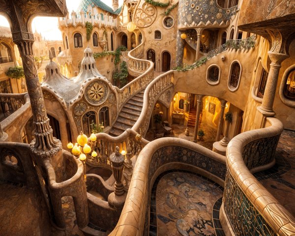 Whimsical Interior Design with Organic Shapes and Details