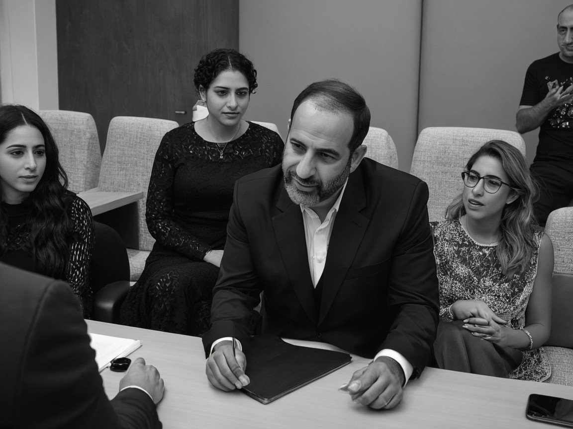 Professional Discussion in Formal Meeting Setting