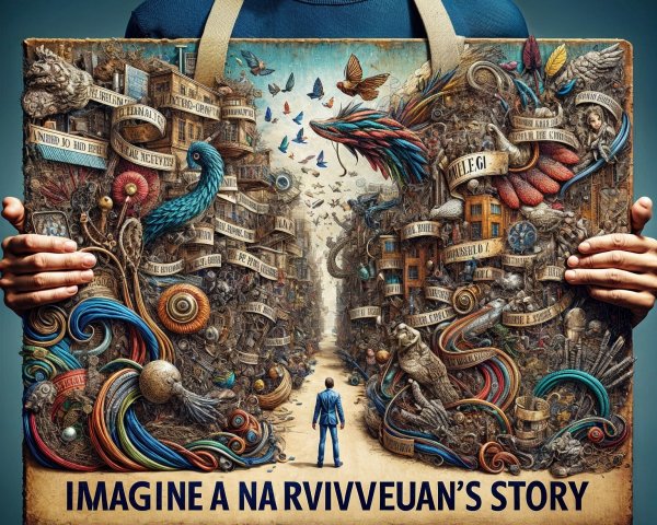 Vibrant Artwork of a Detailed Fantastical Cityscape