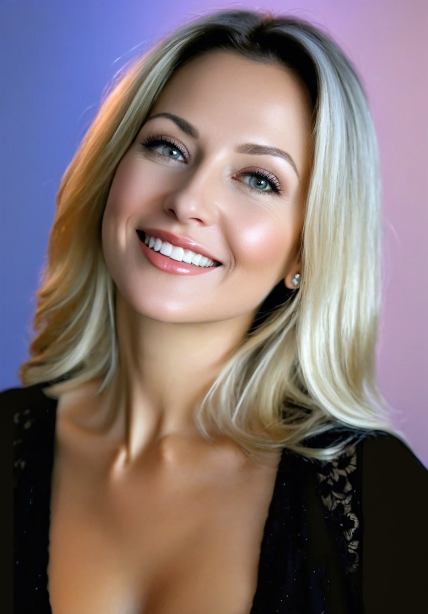 Portrait of a Confident Woman with Blonde Hair