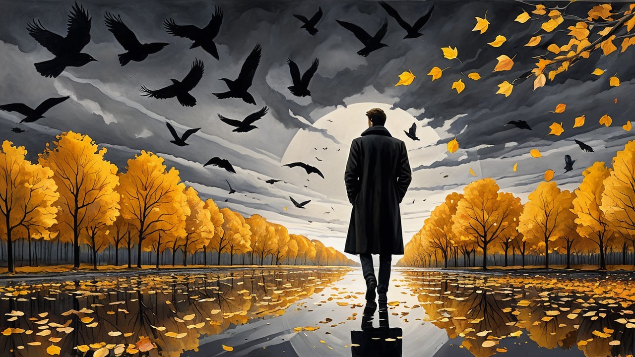 Solitary Reflection in October