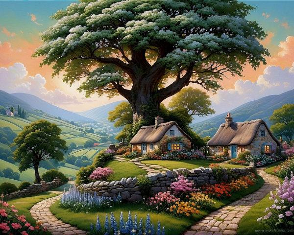 Charming Cottages in a Picturesque Landscape Setting