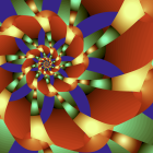 Artistic Representation of a Serene Sun with Face