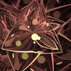 Stylized portrait of a woman in masquerade mask